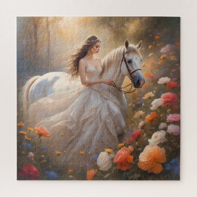 Puzzle Novia encantada y su acero (Vertical)