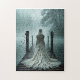 Puzzle Novia fantasma por el lago Haunted