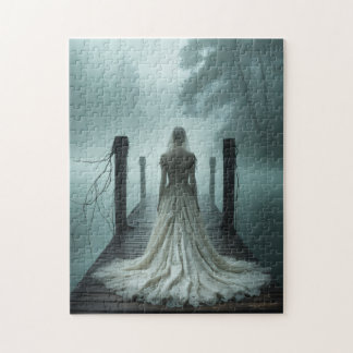 Puzzle Novia fantasma por el lago Haunted