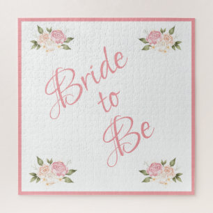 Puzzle Novia para ser Bonito de sake floral rosa