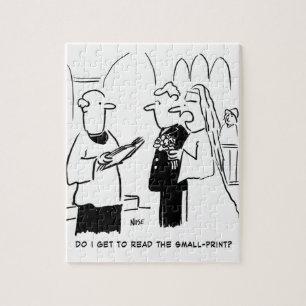 Puzzle Novia quiere revisar pequeño Personalizado de impr