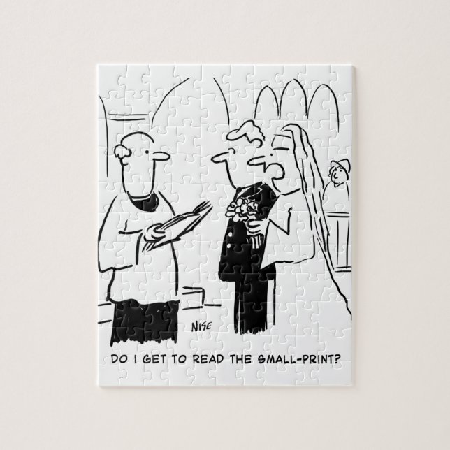 Puzzle Novia quiere revisar pequeño Personalizado de impr (Vertical)