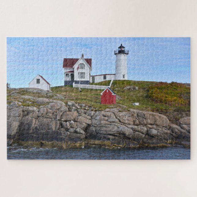 Puzzle Nubble Light, Cape Neddick, Maine (Horizontal)