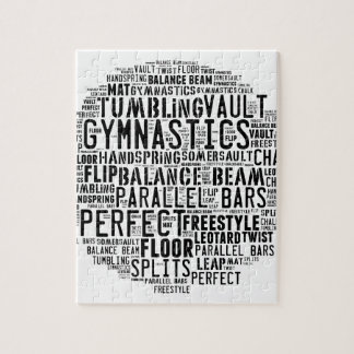 Puzzle Nube de la palabra de la gimnasia