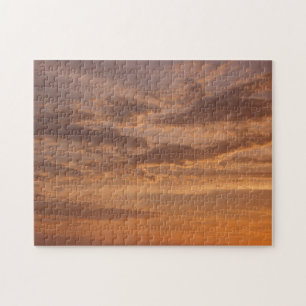 Puzzle Nubes al Atardecer II Pastel Abstracto Naturaleza