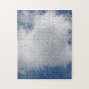 Puzzle Nubes Cúmulos Hinchadas en Cielo Azul