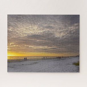 Puzzle Nubes de cirrocumulus en Fort Myers Beach Sunset, 