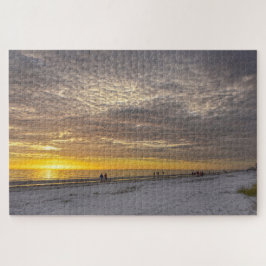 Puzzle Nubes de cirrocumulus en Fort Myers Beach Sunset, 