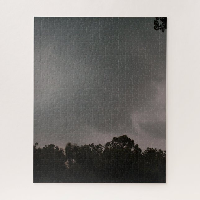 Puzzle Nubes de tormenta sobre el bosque (Vertical)