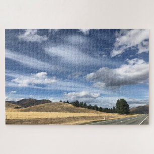 Puzzle nubes de trompeta por carretera