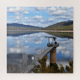 Puzzle Nubes del lago Bellfield sobre el agua residual