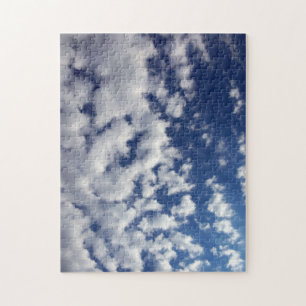 Puzzle Nubes esponjosas En El Cielo Azul