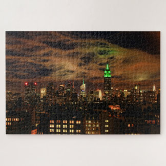 Puzzle Nubes etéreas: Skyline NYC, versión de color ESB