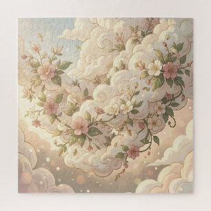 Puzzle Nubes Florales Soñadoras Flor de Cerezo 