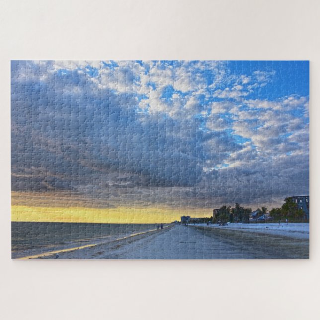 Puzzle Nubes sobre Fort Myers Beach, Florida (Horizontal)