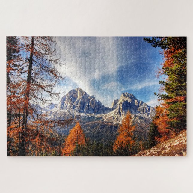 Puzzle Nubes sobre los Dolomitas (Horizontal)
