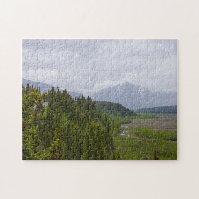 Puzzle Nublada En Denali (Horizontal)