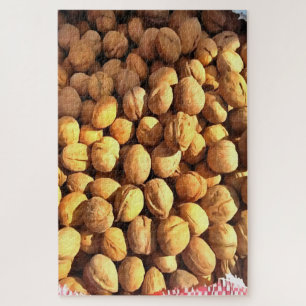 Puzzle Nueces de nuez fresca Pintura hiperrealista