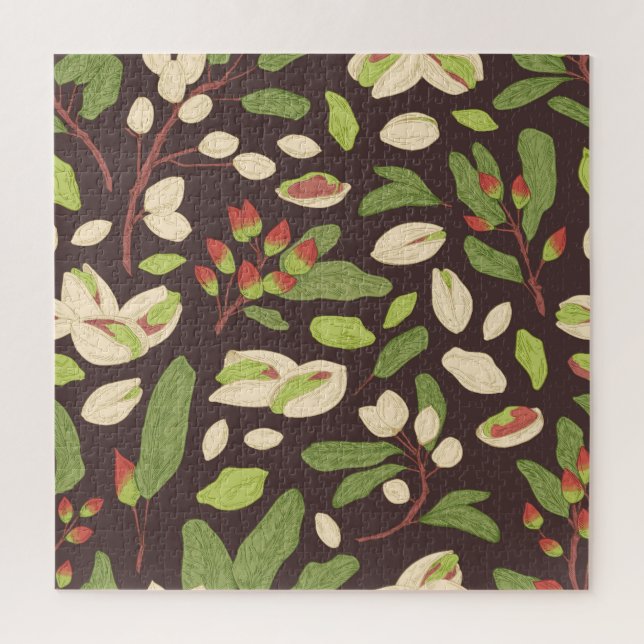 Puzzle Nueces de Pistachio: sin manchas negras. (Vertical)
