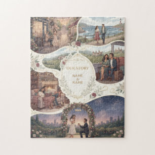 Puzzle Nuestra historia en piezas Propuesta de matrimonio