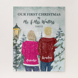 Puzzle Nuestra primera Navidad como señor y señora casada