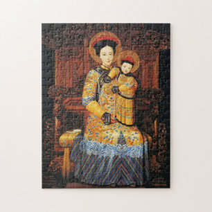 Puzzle Nuestra Señora de China (中 华 母, 中 華 聖 ) Virgen chi