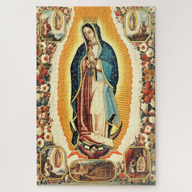 Puzzle Nuestra Señora de Guadalupe Arte Radiante (Vertical)