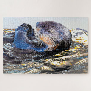 Puzzle Nuestras nutrias marinas nuestros mares