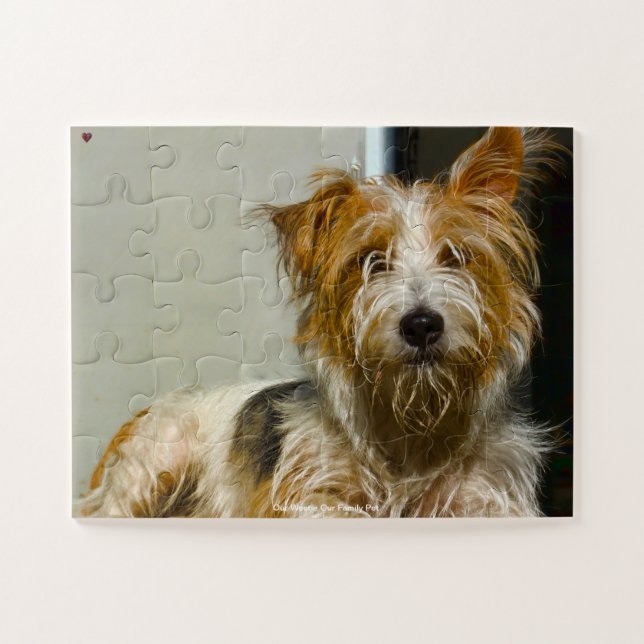 Puzzle Nuestro Mascota de Nuestra Familia (Horizontal)