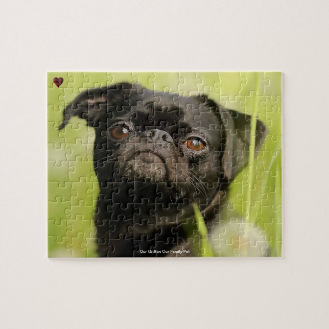 Puzzle Nuestro Perro Griffon Nuestro Mascota Familiar (Horizontal)