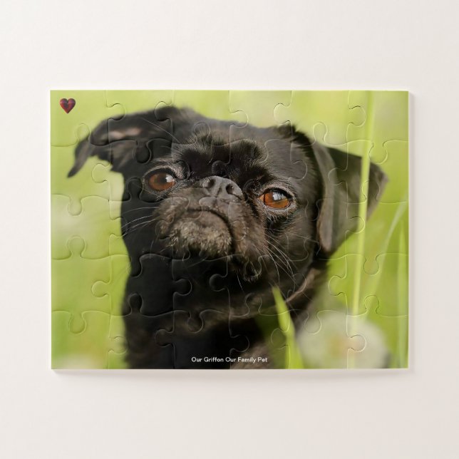 Puzzle Nuestro Perro Griffon Nuestro Mascota Familiar (Horizontal)