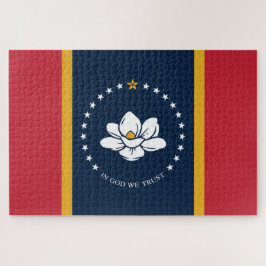 Puzzle Nueva bandera de estado de Mississipi