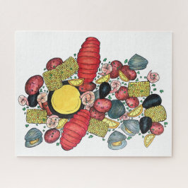 Puzzle Nueva Inglaterra Clama Clambake de langosta Clamba