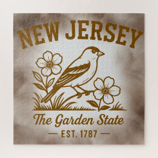 Puzzle Nueva Jersey el estado jardín