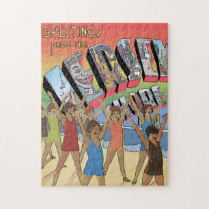 Puzzle Nueva Jersey, Shore Vintage,