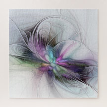 Nueva vida, arte abstracto fractal de fantasía col