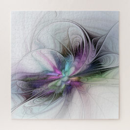 Puzzle Nueva vida, colorida abstracción de fantasía artís