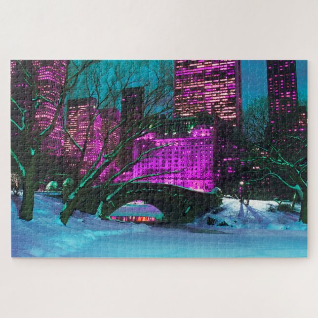 Puzzle Nueva vista de la ciudad desde el parque central (Horizontal)