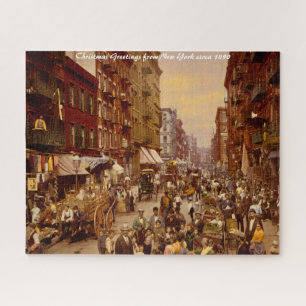 Puzzle Nueva York- 1891. Felicidades de Navidad