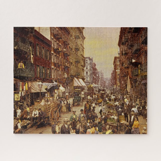Puzzle Nueva York- Años pasados circa 1891. (Horizontal)