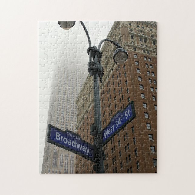 Puzzle Nueva York - Broadway y 34th - 11x14 - 252 pc (Vertical)