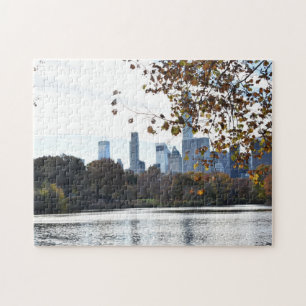 Puzzle Nueva York City Skyline Central Park Lake NYC Phot