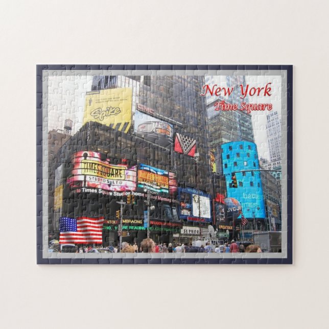 Puzzle Nueva York - Time Square - Estados Unidos - (Horizontal)
