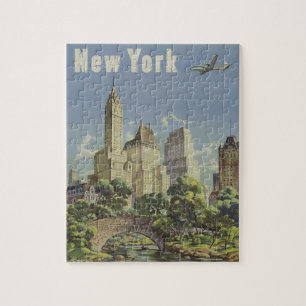 Puzzle Nueva York Vintage Reise