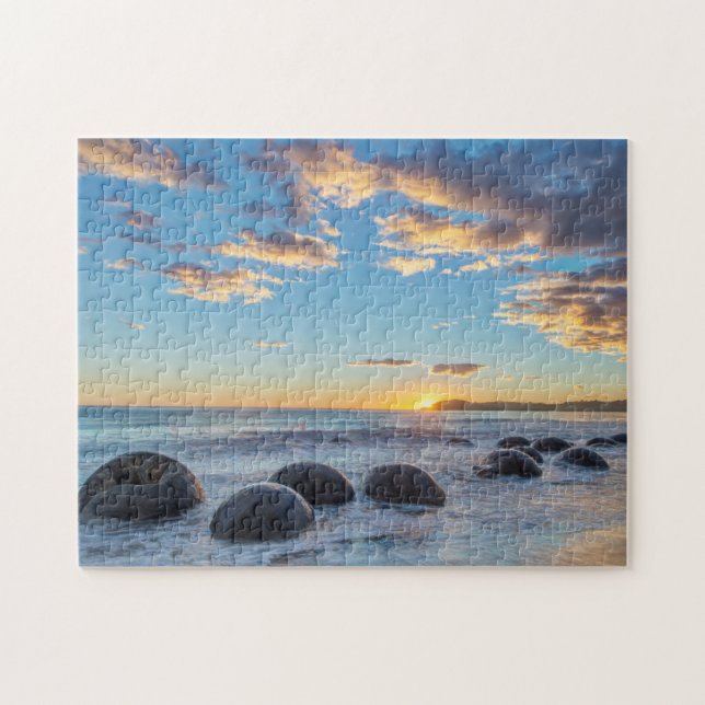 Puzzle Nueva Zelanda, Isla Sur, Cañones de Moeraki (Horizontal)