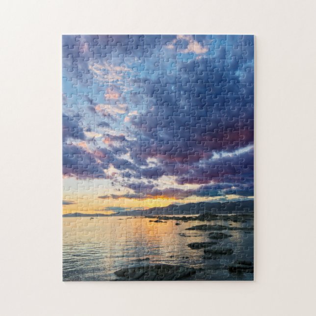 Puzzle Nueva Zelanda, Isla Sur, Kaikoura, Bahía Sur (Vertical)