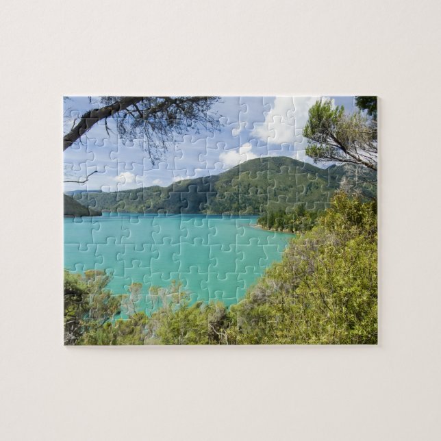 Puzzle Nueva Zelanda, Isla Sur, Marlborough Sounds. (Horizontal)