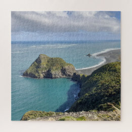 Puzzle Nueva Zelanda Whatipu Seascape View Omanawanui Tra