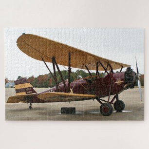 Puzzle Nuevo avión biplano estándar D-25