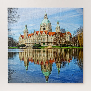 Puzzle Nuevo ayuntamiento - Hanover, Alemania - 20x20 - 6